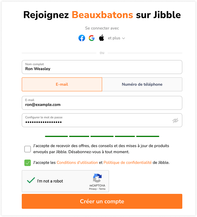 Rejoindre une organisation via un lien